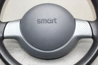 Leder Lenkrad mit Modul ESP Schleifring 0001296V009 Smart ForTwo 450 MC01 Bj.06 - Bild 2