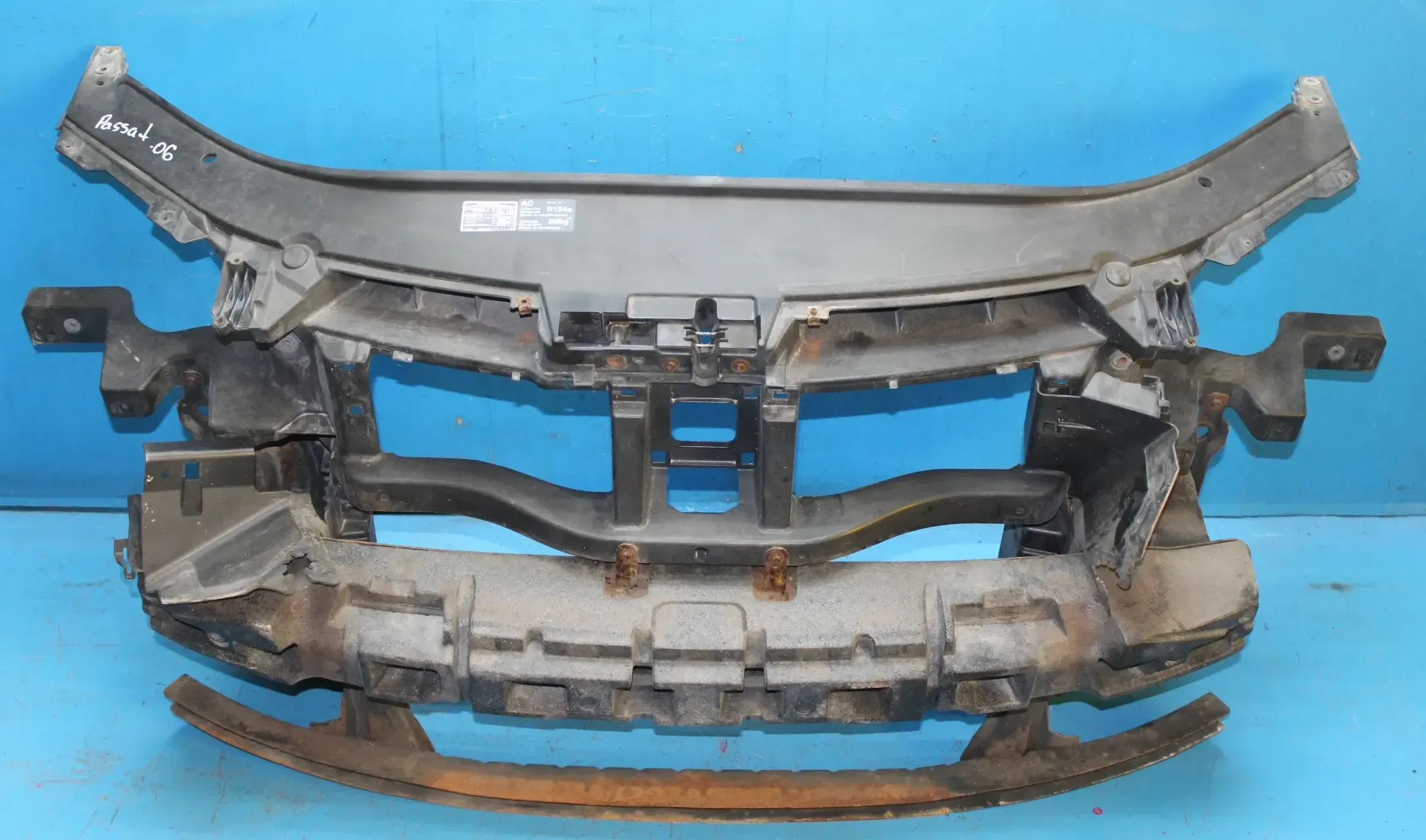 Frontmaske Schlossträger Stoßstangenträger Träger vorne VW Passat 3C B6 Bj.06 - Bild 1