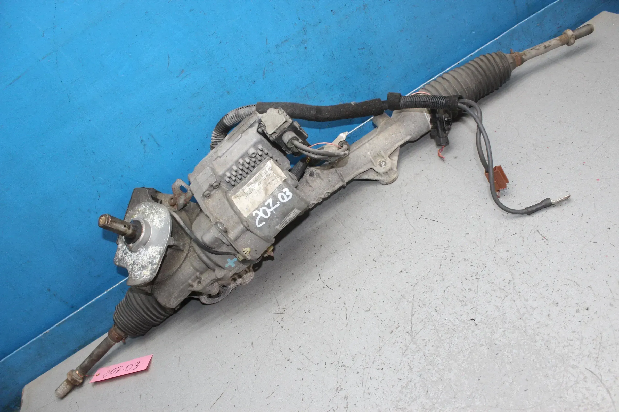 Lenkgetriebe el. Servolenkung 9684474880, 6700001531B Peugeot 207 SW Bj.07 - Bild 1
