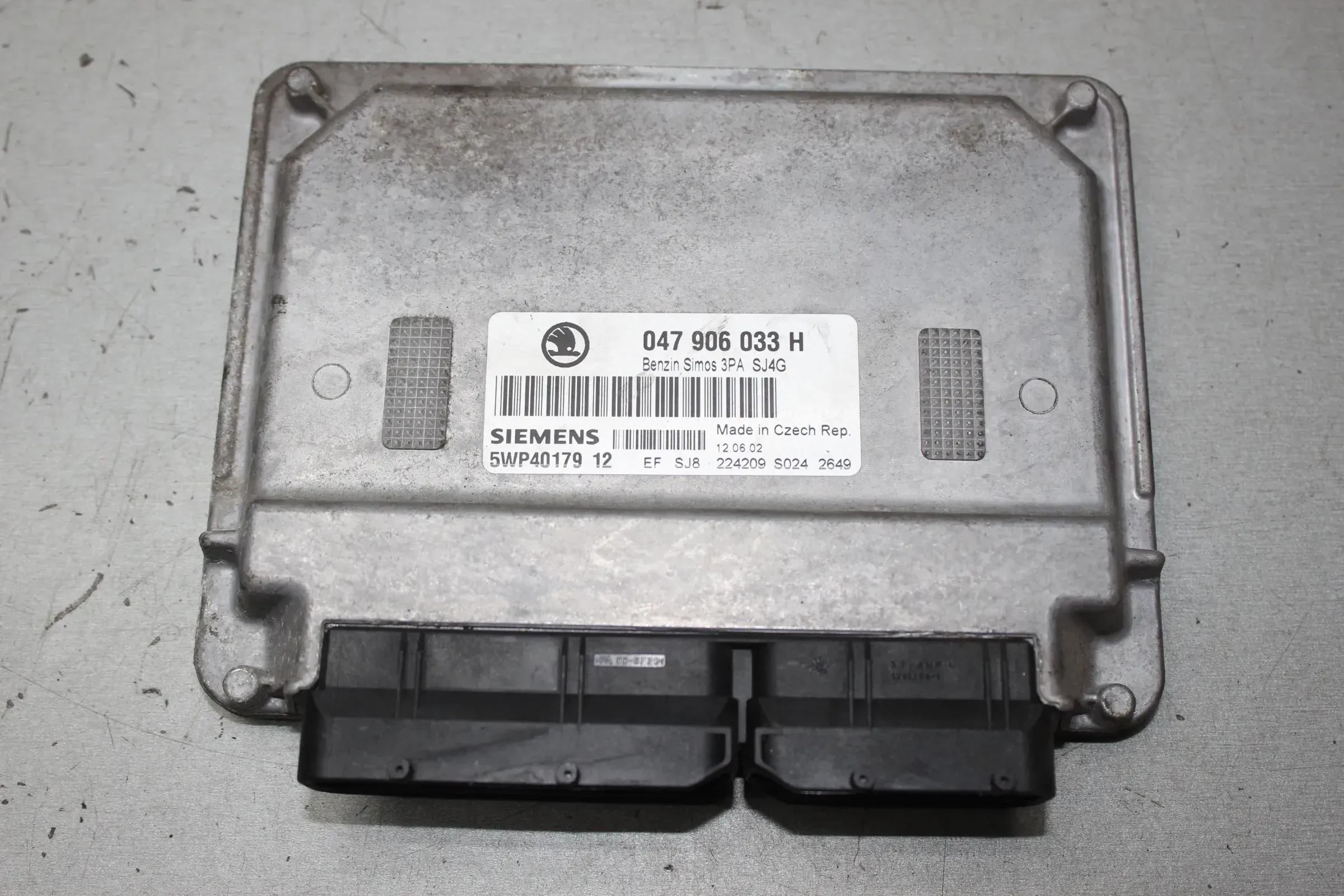 Motorsteuergerät Steuergerät 047906033H Skoda Fabia I 6Y 1.4 50 kW Bj.03 - Bild 1