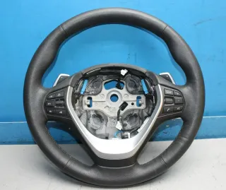 Leder Lenkrad Multifunktion Vibration 9218379 BMW 4er F32 Bj.14 - Bild 1