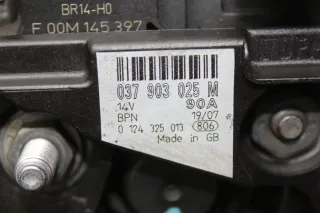 Lichtmaschine 90A Generator 037903025M, 0124325013  VW Polo IV 9N3 1.4 Bj.07 - Bild 3
