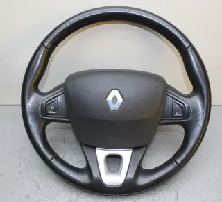 Leder Lenkrad mit Modul 484005412R, 985707520R Renault Kangoo II 2 KW_ Bj.18 - Bild 1