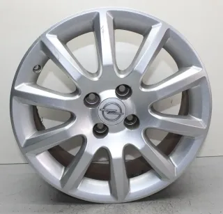 1x Alufelge 4-Loch! Felge 6,5J x 16 H2 ET37 LK 4x100 Opel Astra H Bj.04 (3) - Bild 2