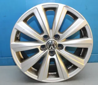 1x Alufelge 7Jx16 ET46 Felge LK 5x100 6Q0601025 VW Polo V 6R Bj.11 (1) - Bild 2