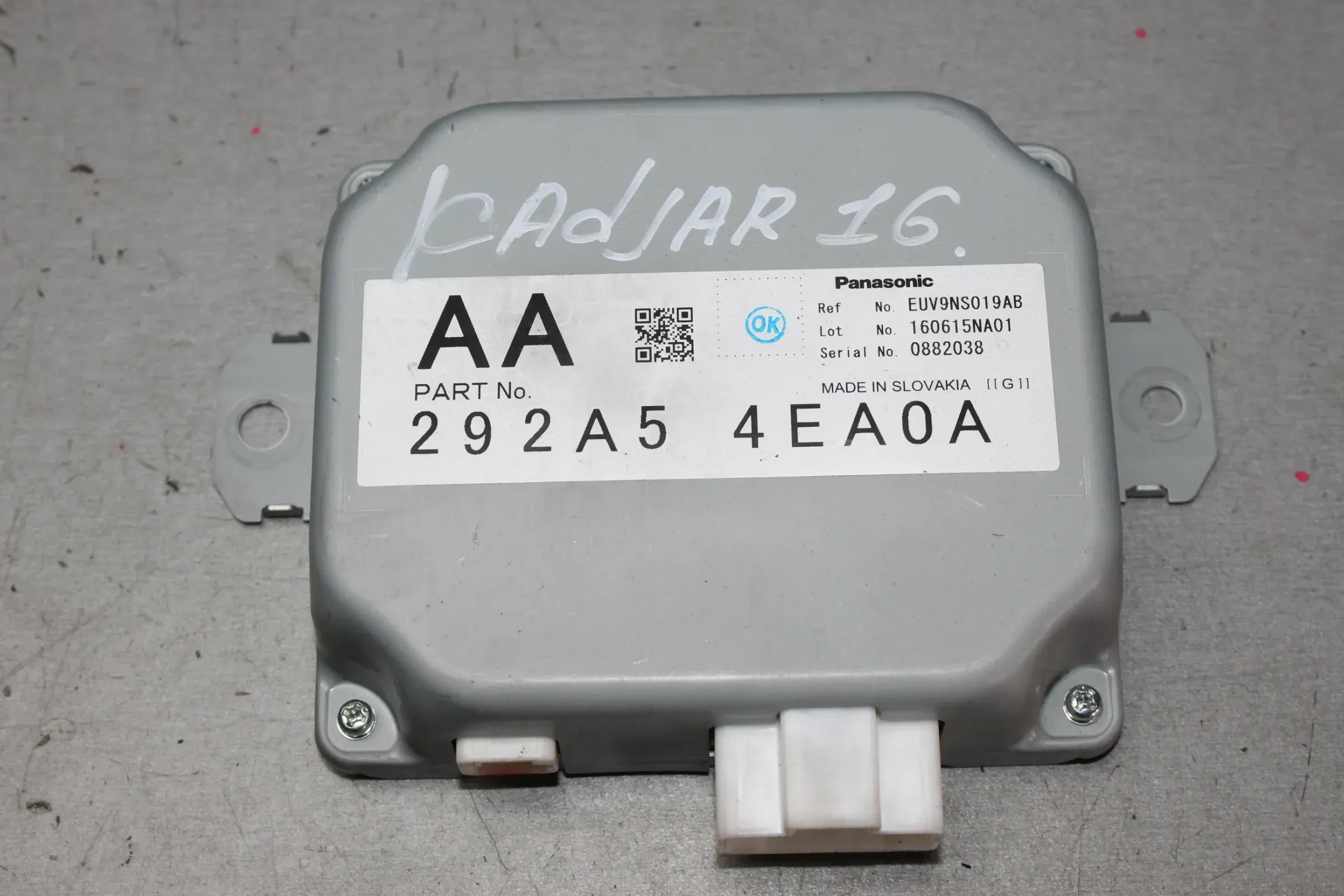 Steuergerät Stromrichter Spannungsrichter 292A54EA0A Renault Kadjar Bj.16 - Bild 1