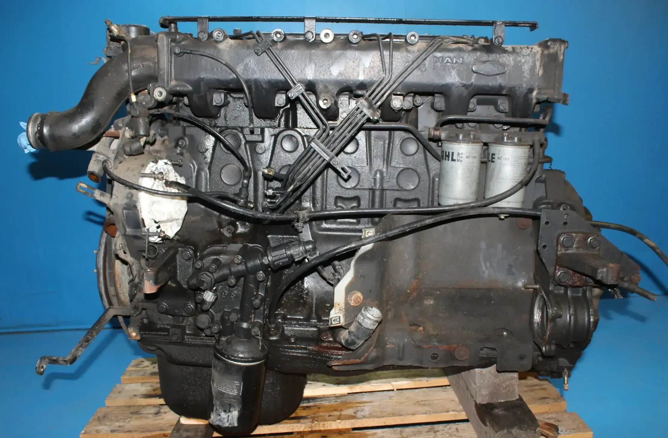 Diesel Motor code D0826LFL10 162 kW 6871 ccm MAN L2000 Bj.1998 LKW 7.5t - Bild 1