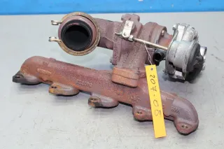 Peugeot 207 WC 1.4 HDi Turbolader Krümmer 54351014861 KA50130120 KP35-487599 - Bild 2