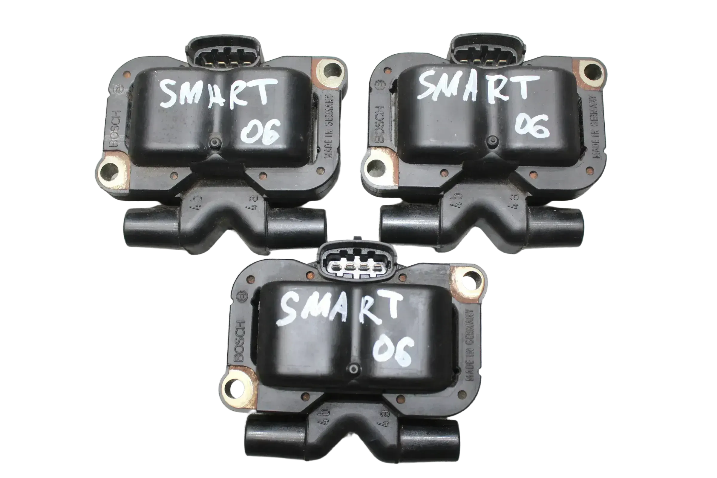3x Zündspule A0001587703, 0003100V005, 0221503022 Smart ForTwo 450 MC01 Bj.06 - Bild 1