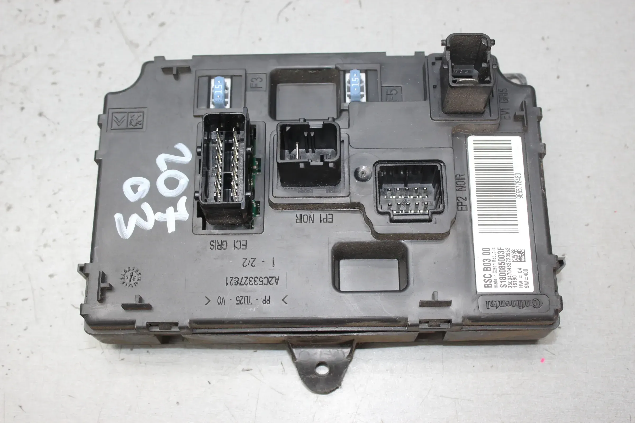 Steuergerät ECU Modul BSC 9665778480 Peugeot 207 Bj.07 - Bild 1