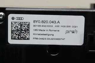 Bedienfeld Klimabedienteil Klimaanlage 8Y0820043A Audi A3 8Y Sportback/Limo - Bild 9