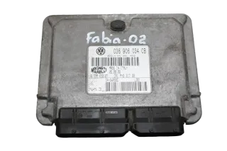 Motorsteuergerät Steuergerät 036906034CB Skoda Fabia I 6Y 1.4 BBY 55kW Bj.02 - Bild 1