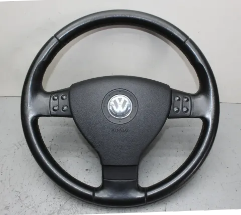 Background image for Multifunktion Leder Lenkrad mit Modul 3C0880201T VW Passat 3C5 Variant Bj.06
