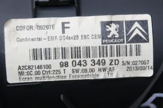 Kabel defekt Bildschirm Navi Anzeige Display 98043349ZD Peugeot 5008 I 0E_ Bj.13 - Bild 8