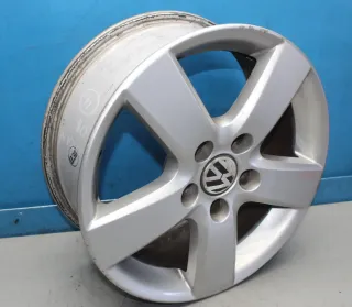 1x Alufelge 16 Zoll 6,5Jx16 ET50 LK 5x112 1T0601025G VW Touran 1T1 1T2 Bj.08 (4) - Bild 1