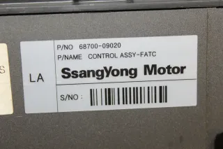 Klimabedienteil Bedienteil Klima Heizung 68700-09020 SsangYong Kyron Bj.06 - Bild 9