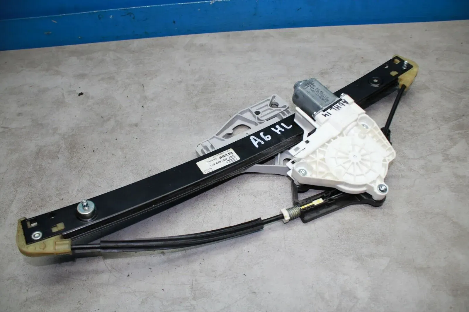 Fensterheber Motor Gestänge hinten links 4G0839461 Audi A6 4G С7 S-Line Bj.14 - Bild 1