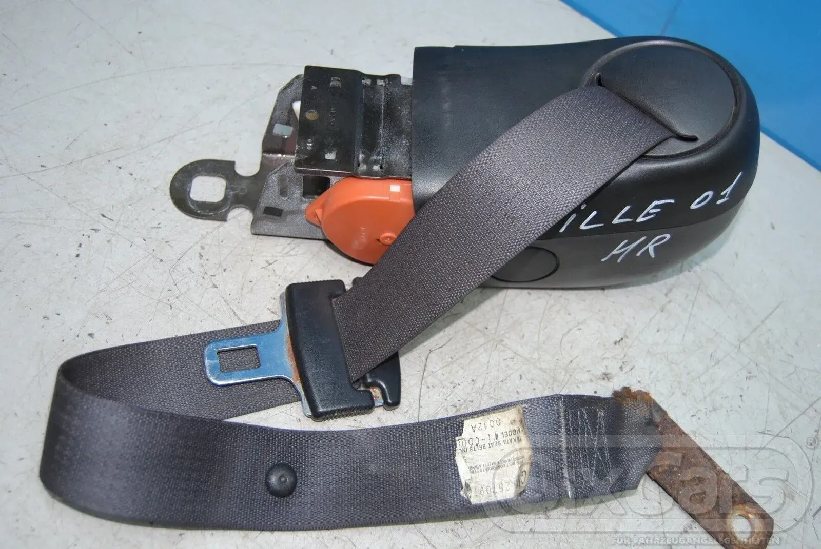 Cadillac Deville 99-05 Sicherheitsgurt Gurt hinten rechts / seat belt 25709728 - Bild 1