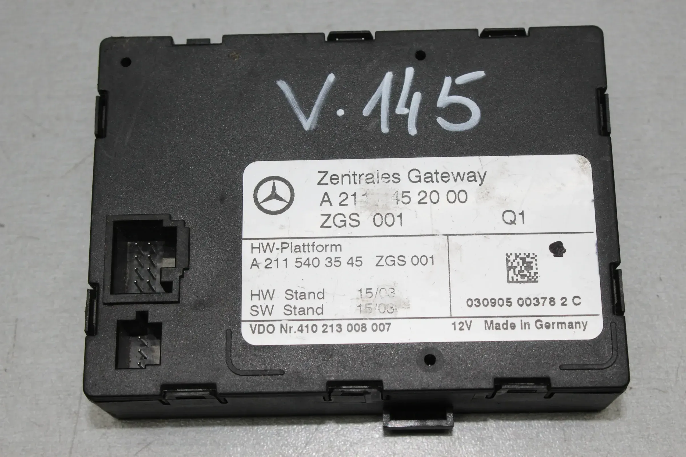 Mercedes Benz W211 Steuergerät Zentrales Gateway A2114452000 A2115403545 - Bild 1
