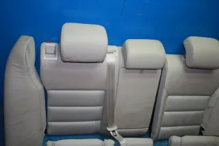 Rücksitzbank Rücksitz Sitz hinten Teilleder Beige Skoda Octavia II 1Z5 Kombi - Bild 2