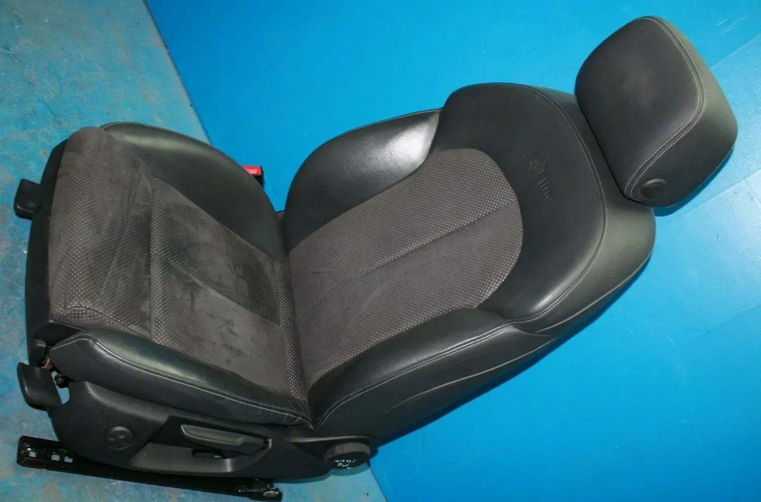 Sitz Leder S-Line Fahrersitz Sitzheizung vorne links Audi A6 4G Bj.14 - Bild 1