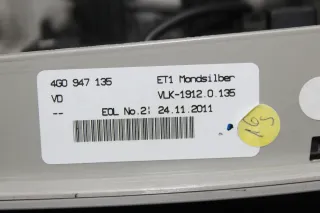Leseleuchte Innenleuchte Beleuchtung 4G0947135 ET1 Mondsilber Audi A6 4G C7 Bj12 - Bild 6