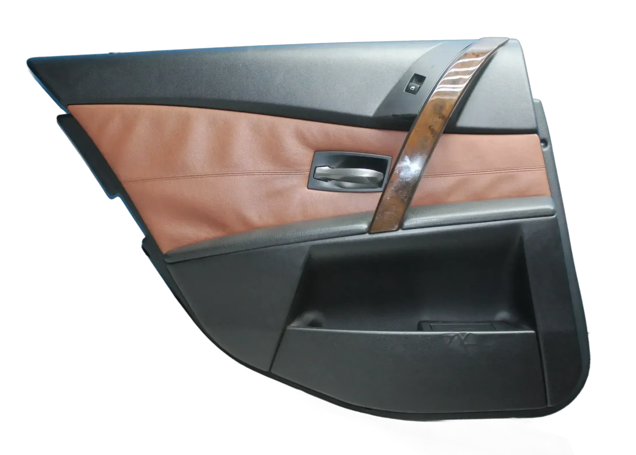 Türverkleidung hinten links Leder Dakota Schalter BMW 5er E60 Bj.05 - Bild 1