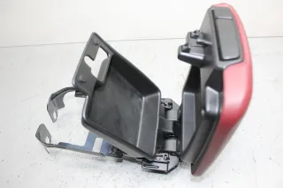 Leder Mittelarmlehne Rot Armlehne mit Fach Armrest Volvo C30 D4 Facelift Bj.11 - Bild 5