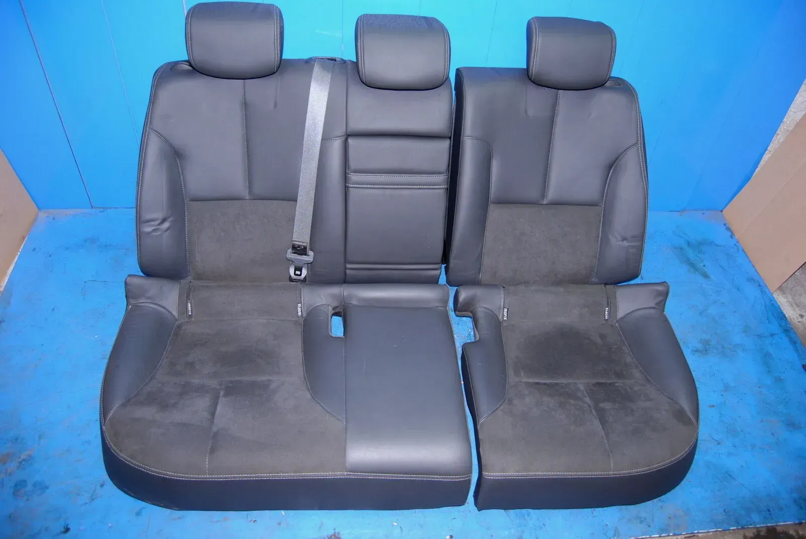 Renault Laguna 2 II 2006 Grandtour Sitz hinten Rücksitzbank Leder mit Armlehne - Bild 1