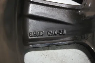 1x Alufelge 6,5xJ16 ET20 LK 4x108 Felge 9813075077 (2) Citroen C3 III SX Bj.20 - Bild 8