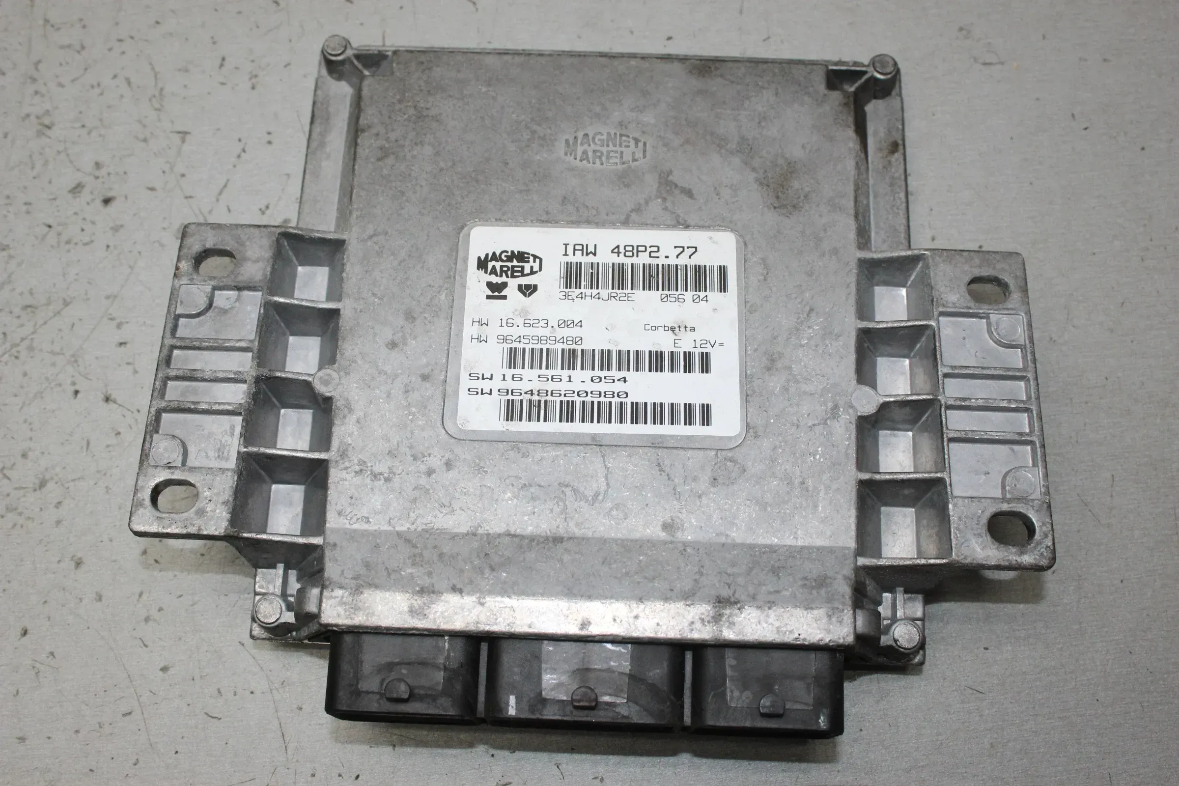 Motorsteuergerät Steuergerät 9645989480, IAW 48P2.77, Peugeot 206 1.1 Bj.05 - Bild 1