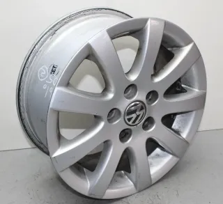 1x Alufelge 6Q0601025Q Felge 6,J x 14 ET43 LK 5x100 VW Polo IV 9N3 Bj.05 (2 - Bild 1