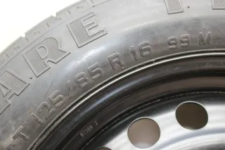 Ersatzrad Reserverad Notrad LK 5x108 4.00BTx16 T125/85 R16 Volvo V50 Bj.06 - Bild 9