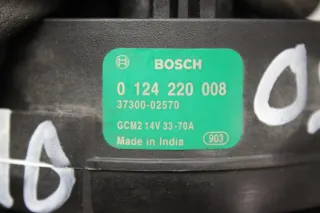 Lichtmaschine 70A Generator 0124220008, 37300-02570 Hyundai i10 PA 1.1 Bj.09 - Bild 4