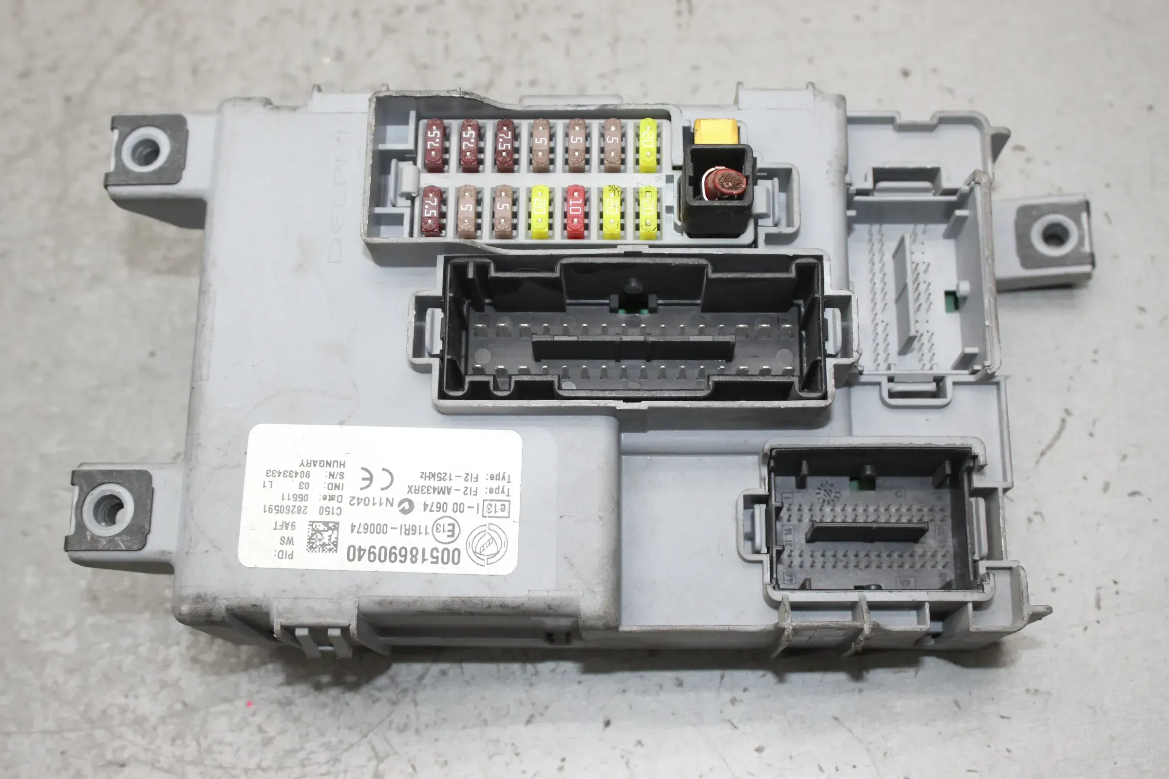 Steuergerät Sicherungskasten 518690940 Fiat Punto Evo 199 1.3D Bj.11 - Bild 1