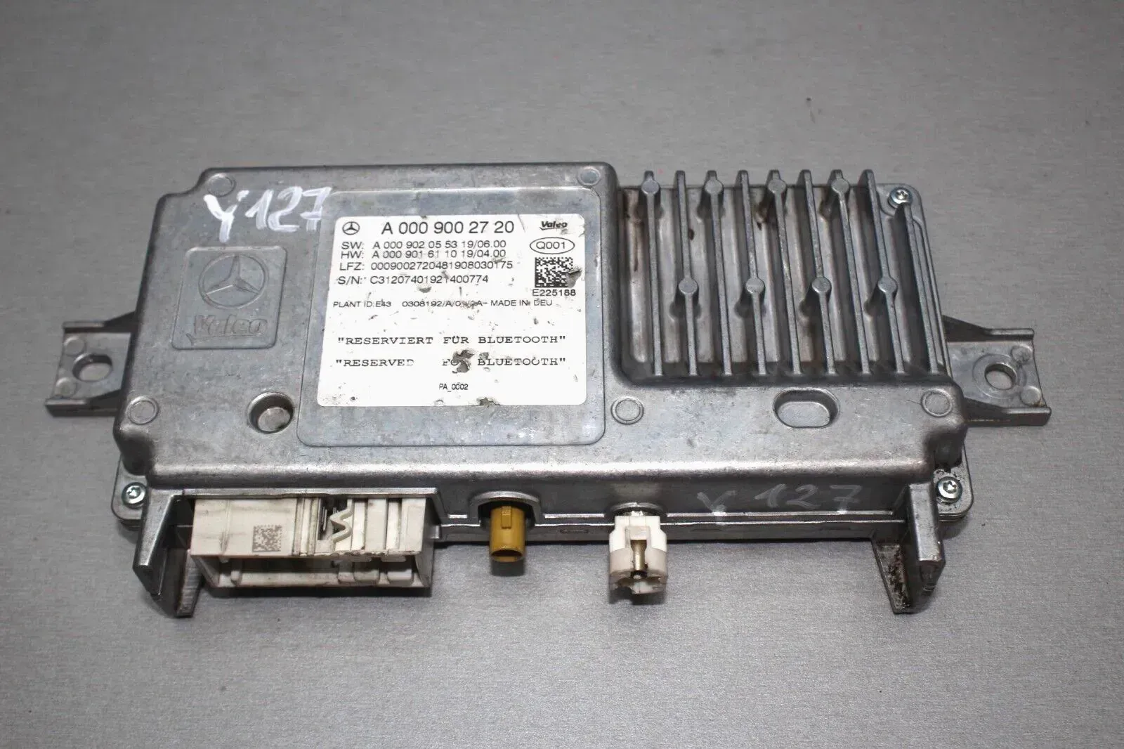 Mercedes Benz W177 Steuergerät Einparkhilfe Bluetooth A0009002720 A0009020553 - Bild 1