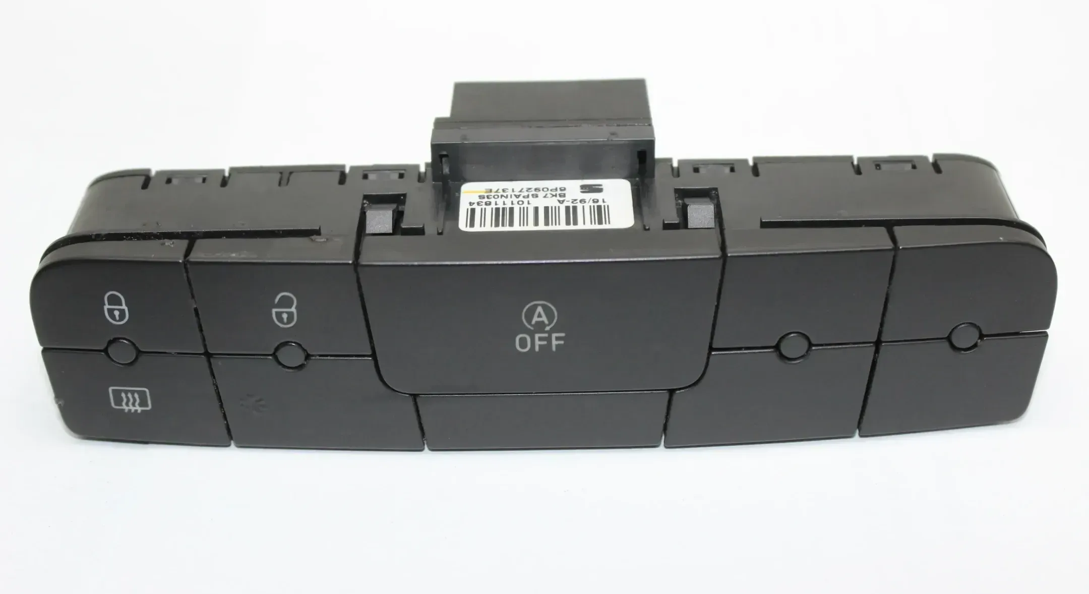 Schalterblock ZV Scheibenheizung Schalter 6P0927137E Seat Ibiza IV ST 6P8 Bj.16 - Bild 1