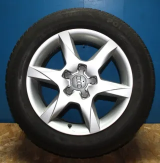 4x Alufelge 4F0601025CM 7,0Jx16H2 ET35 LK 5x112 Reifen 205/60 R16 92H Audi A6 4F - Bild 2