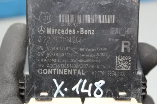 Mercedes Benz W223 Steuergerät Sitzsteuergerät hinten A2239009120, A2239017707 - Bild 2