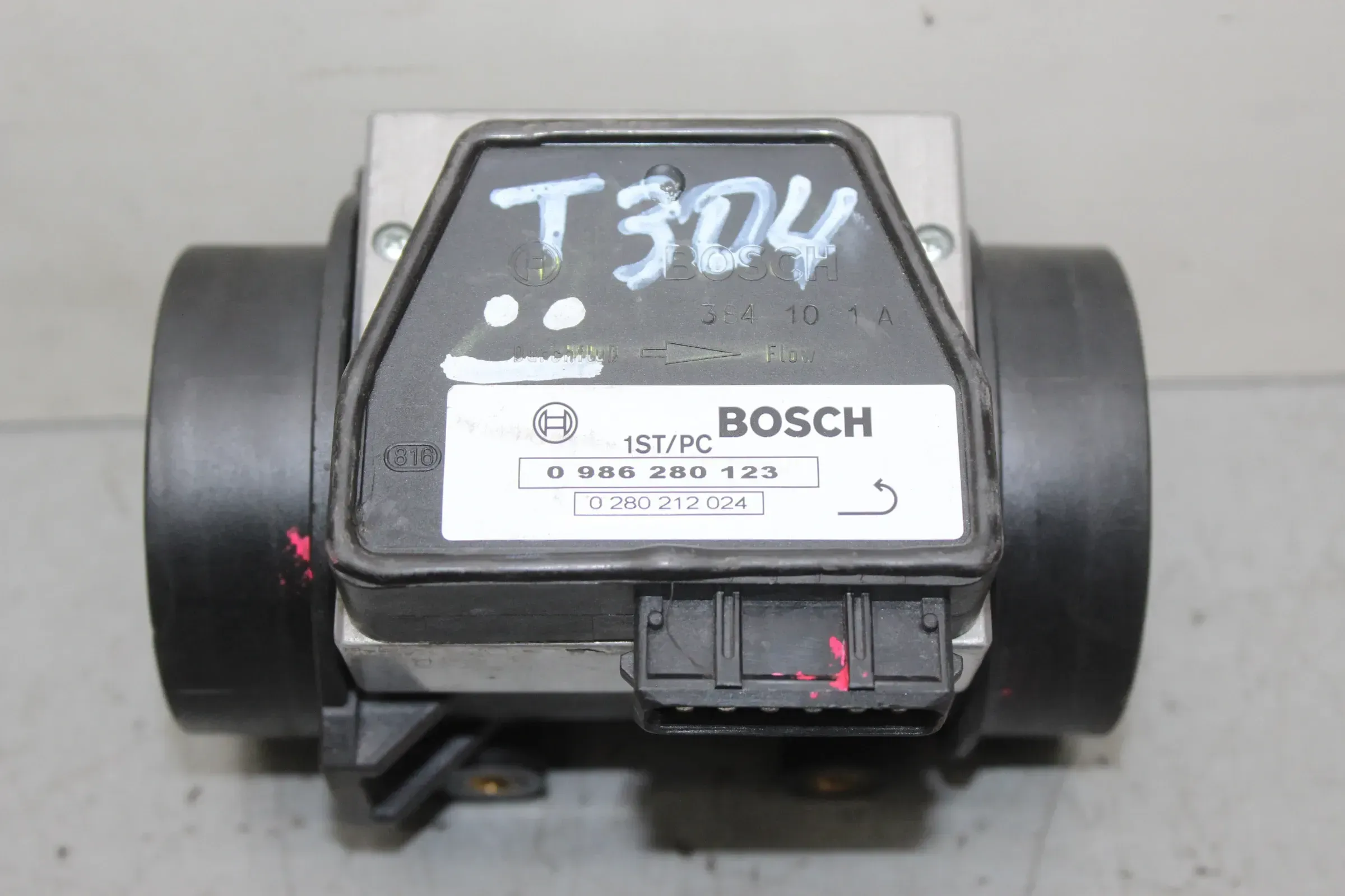 LMM Fiat Punto 176 1.4 GT Luftmassenmesser Bosch 0986280123, 0280212024 - Bild 1