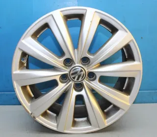 1x Alufelge 7Jx16 ET46 Felge LK 5x100 6Q0601025 VW Polo V 6R Bj.11 (2) - Bild 2