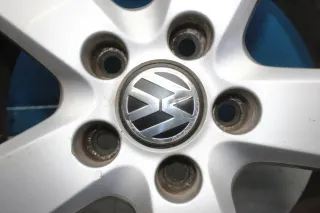 1x Alufelge 16 Zoll 6,5Jx16 ET50 LK 5x112 1T0601025G VW Touran 1T1 1T2 Bj.08 (1) - Bild 3