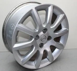 1x Alufelge 4-Loch! Felge 6,5J x 16 H2 ET37 LK 4x100 Opel Astra H Bj.04 (1) - Bild 1