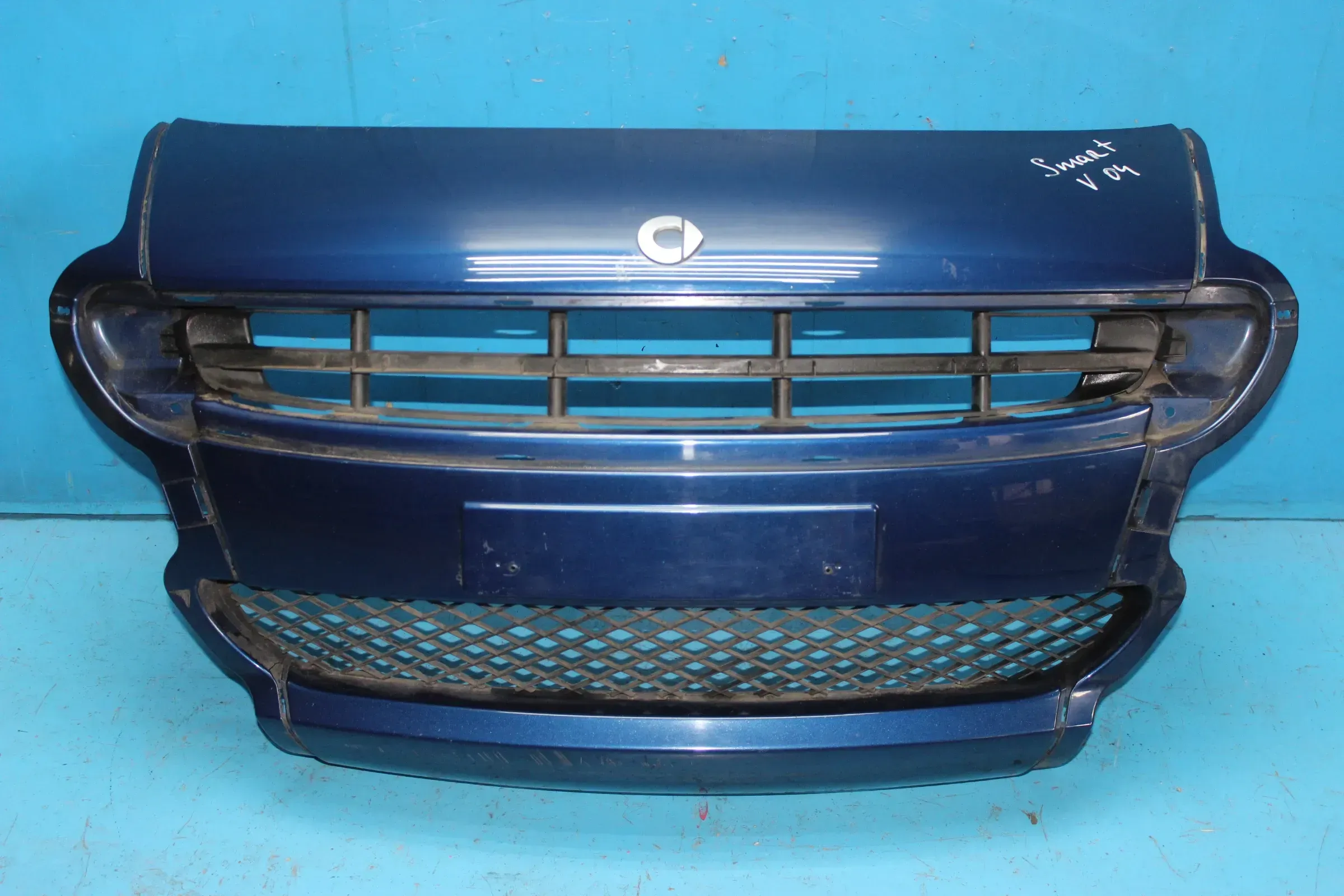 Stoßstange Kühlergrill Blau mittel vorne A4548850122 Smart Forfour 454 Bj.04 - Bild 1