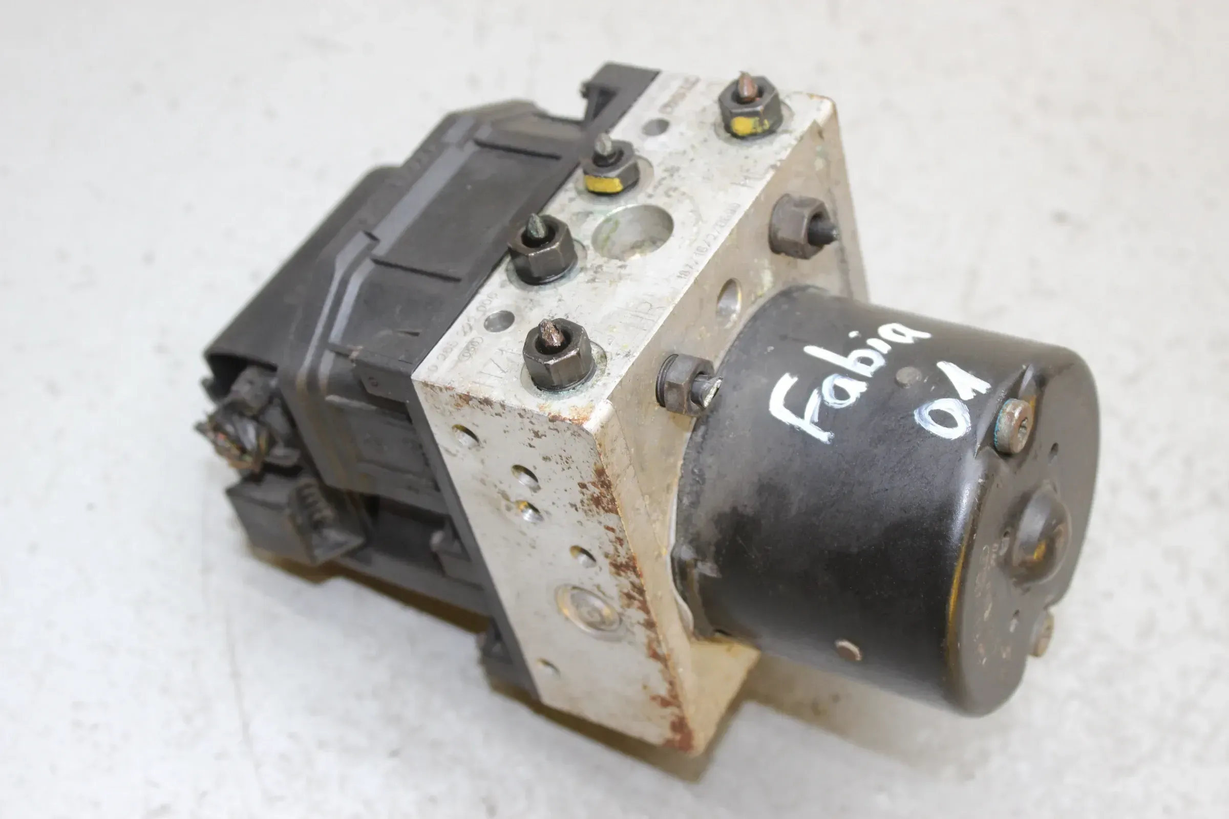 ABS Hydraulikblock Steuergerät 6Q0907379C, 6Q0614117D Skoda Fabia 6Y3 Bj.01 - Bild 1