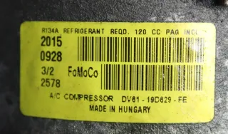 Klimakompressor Kompressor DV61-19D629-FE Ford Focus III DYB 1.0 EcoBoost Bj.15 - Bild 4