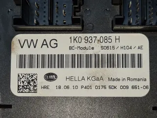 Komfortsteuergerät BC Modul Bordnetzsteuergerät 1K0937085H VW Golf VI 5K1 Bj.10 - Bild 2