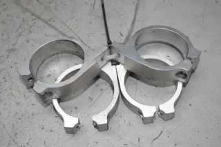 2x Blinker Gabel Scheinwerfer Halterung Aluminium Ducati Monster 750 Bj.2001 - Bild 6