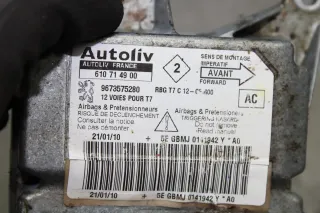 Peugeot 308 1.6 HDi Bj.10 Airbag Sensor Steuergerät Airbagsteuergerät 9673575280 - Bild 2