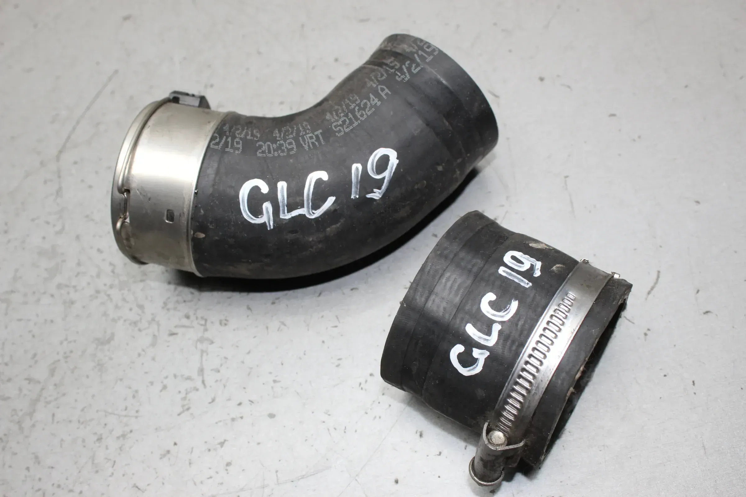 2x Schlauch Ladeluftschlauch Leitung Rohr S21624A Mercedes Benz GLC X253 Bj.19 - Bild 1